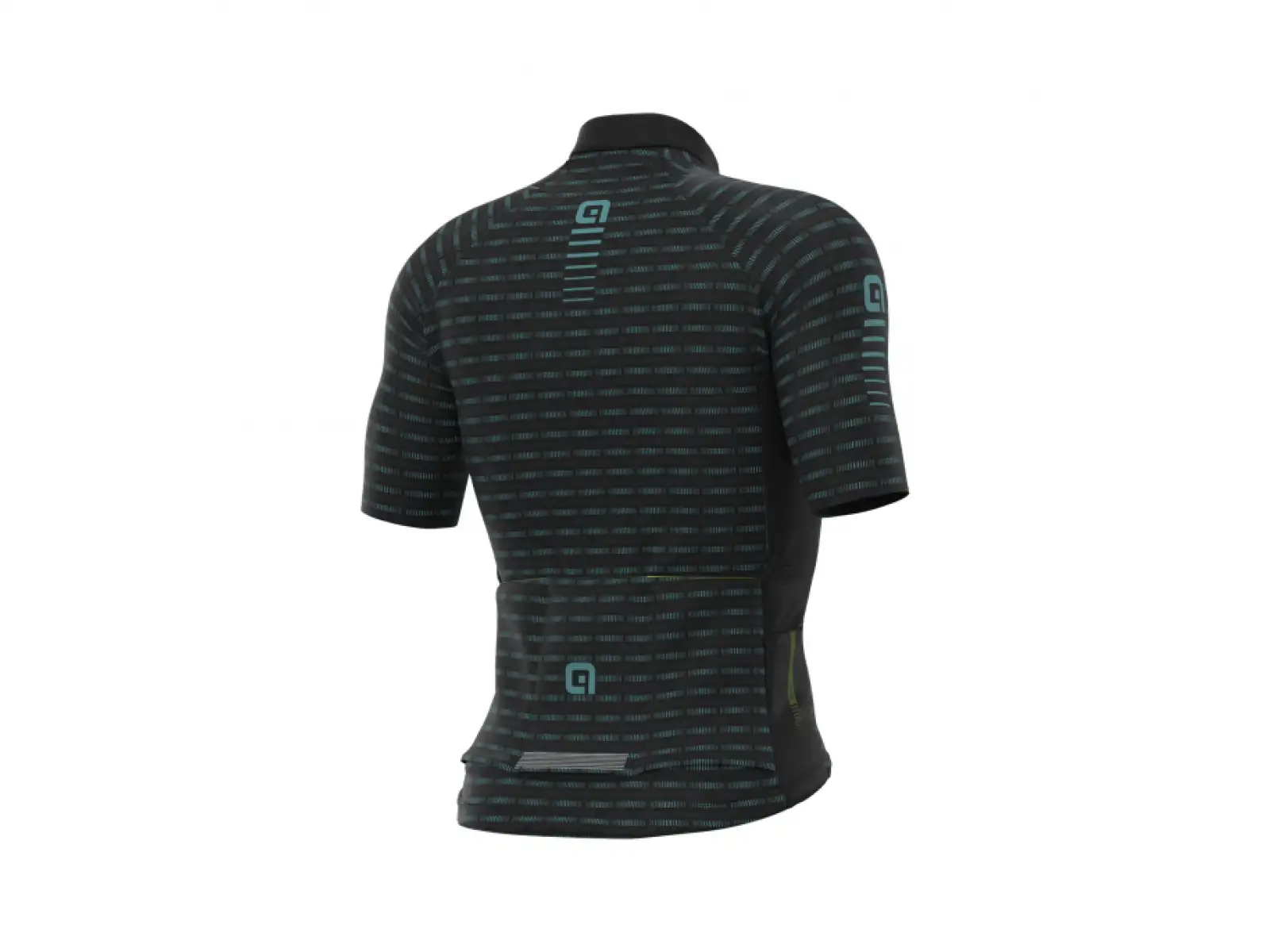 ALÉ GRAPHICS pánsky dres krátky rukáv black/turquoise