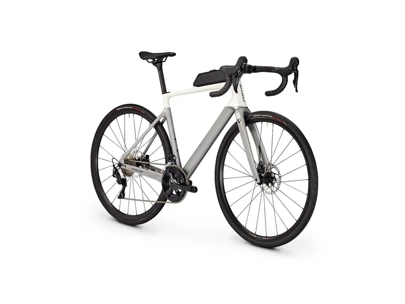 Focus Paralane 8.7 DI cestný bicykel White Glossy / Silver Glossy