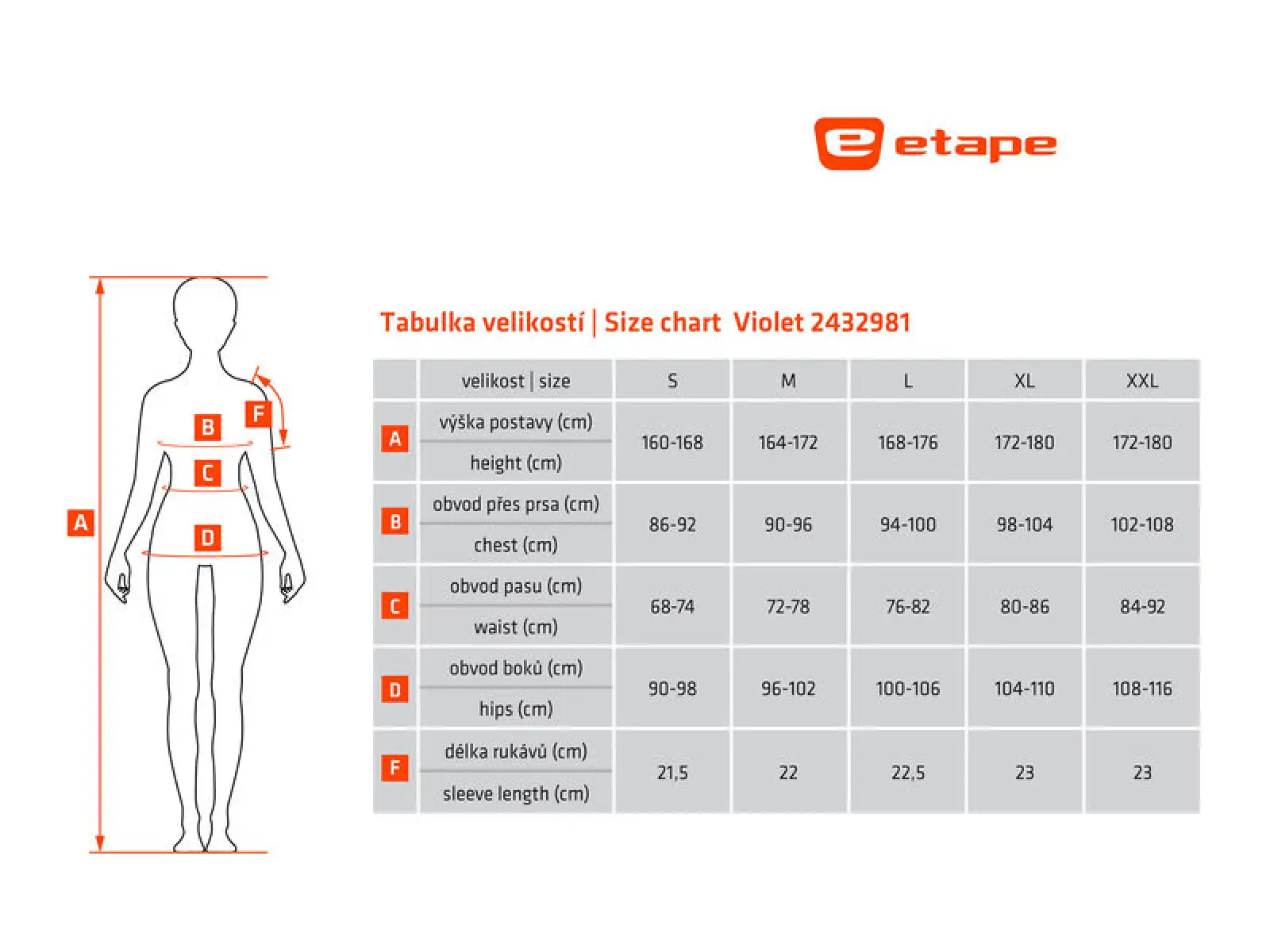 Dámsky dres s krátkym rukávom Etape Violet Mint/Black