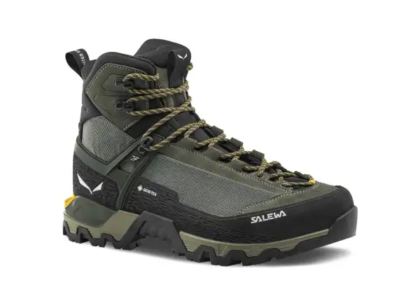 Salewa Mountain Trainer 3 Tech Mid GTX pánske turistické topánky Faded Green/Forest Night