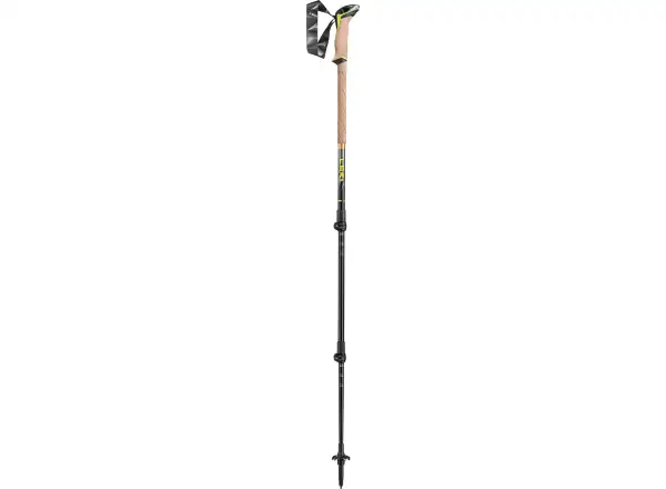 Leki Sherpa trekingové palice Dark Anthracite/Neon/Yellow vel. 110-145 cm