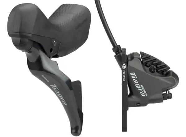 Shimano Tiagra BR-4770 + ST-4725 kotúčová brzda predná (ľavá), J-kit, polymér s chladičom