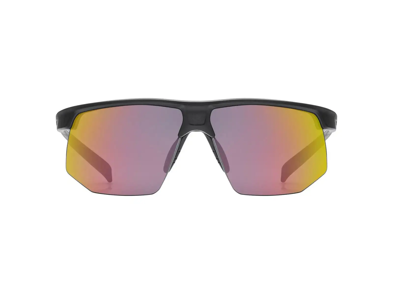 Uvex Aerios Okuliare Black Matt / Mir. Red