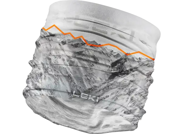 Leki Multiscarf šatka White-black-orange One size