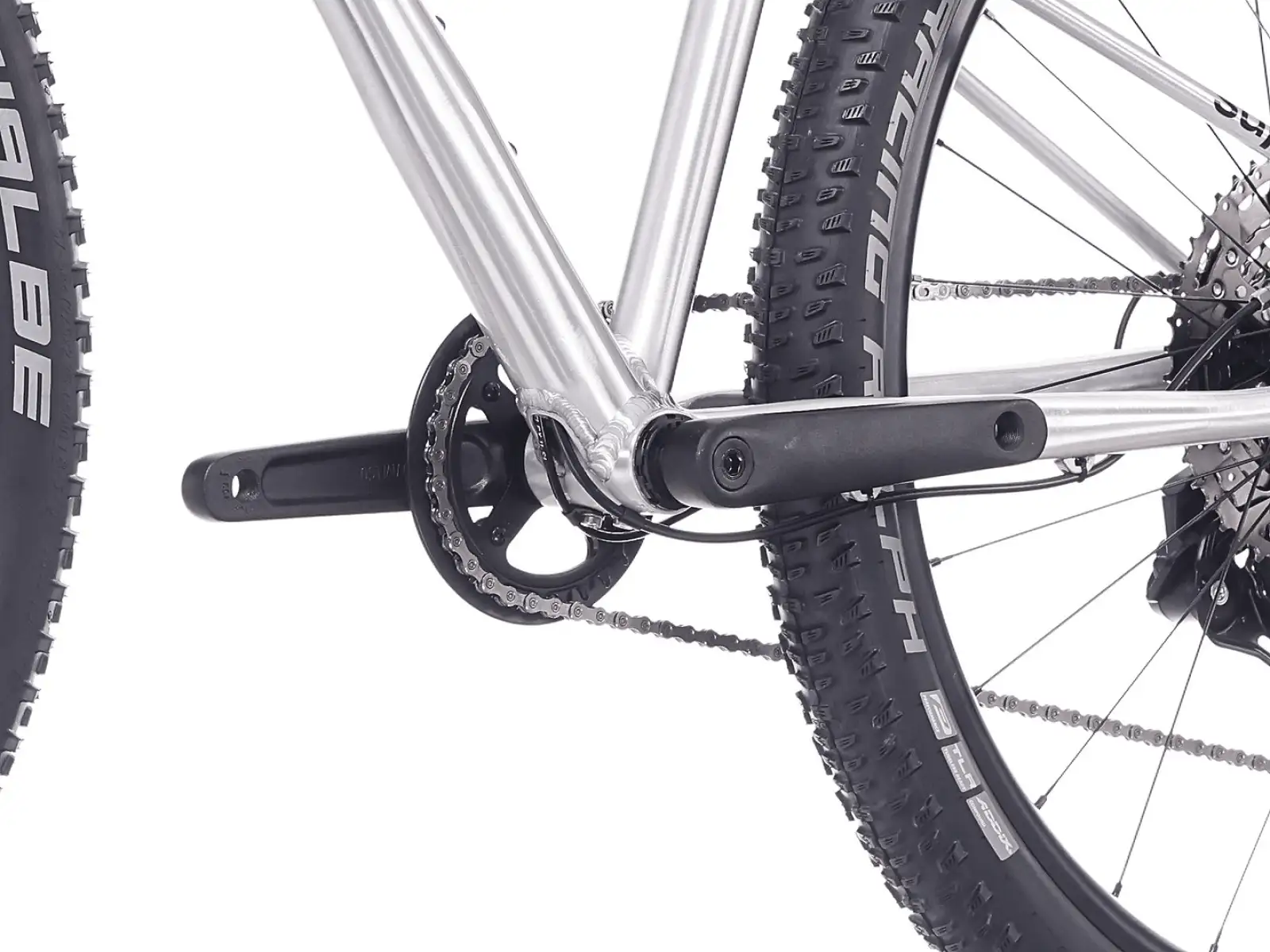 Superior TEAM 27.3 detský bicykel Gloss Brushed Alu / Rainbow Black