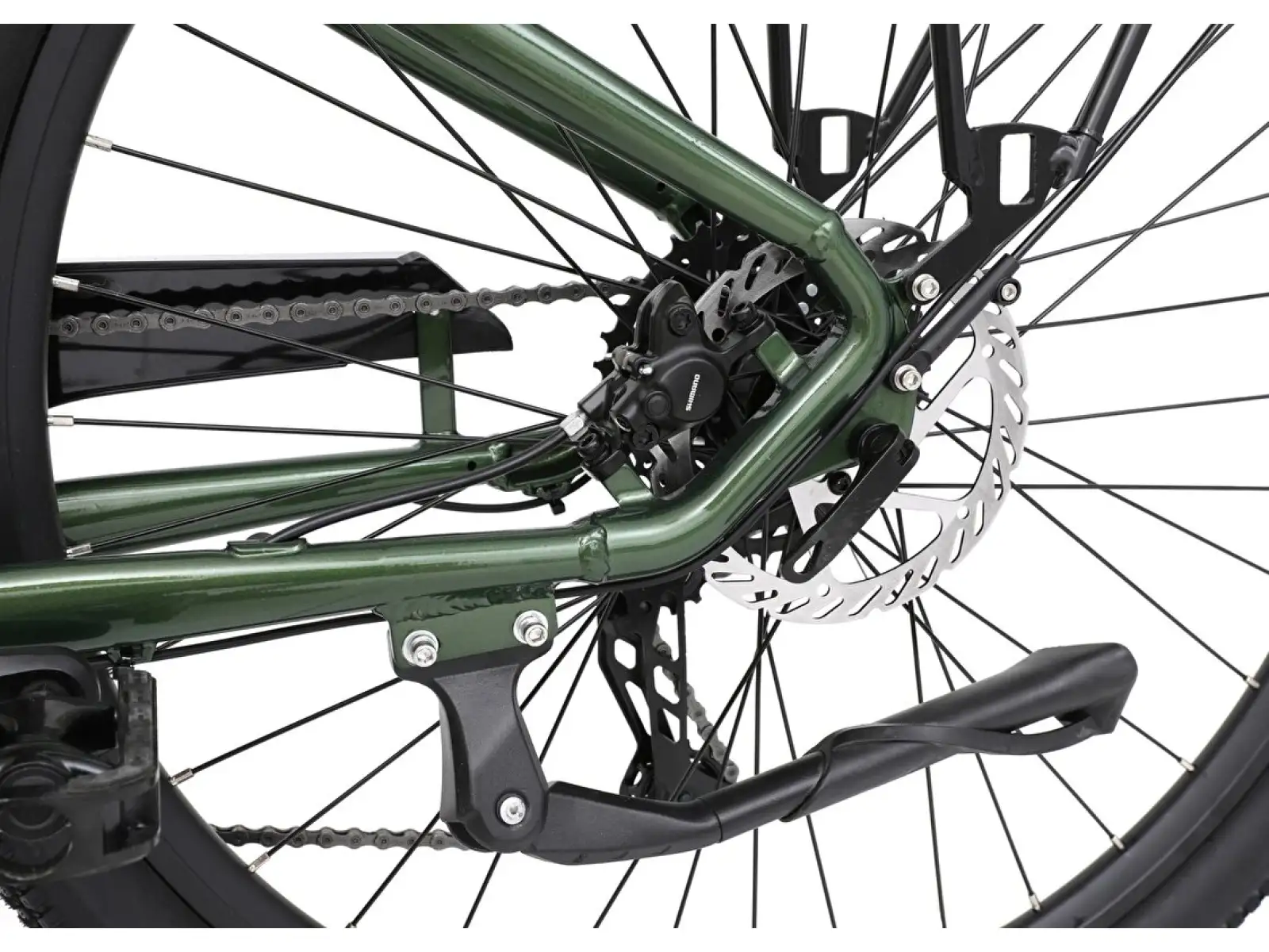 CANULL City 2 720 Wh nízkonástupový elektrobicykel forest green