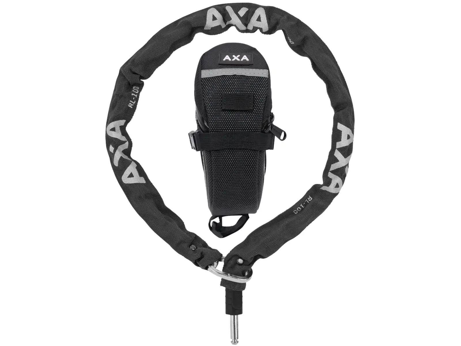 AXA Plugin RLC Plugin 100/5,5 reťaz k zámku + podsedlová brašna