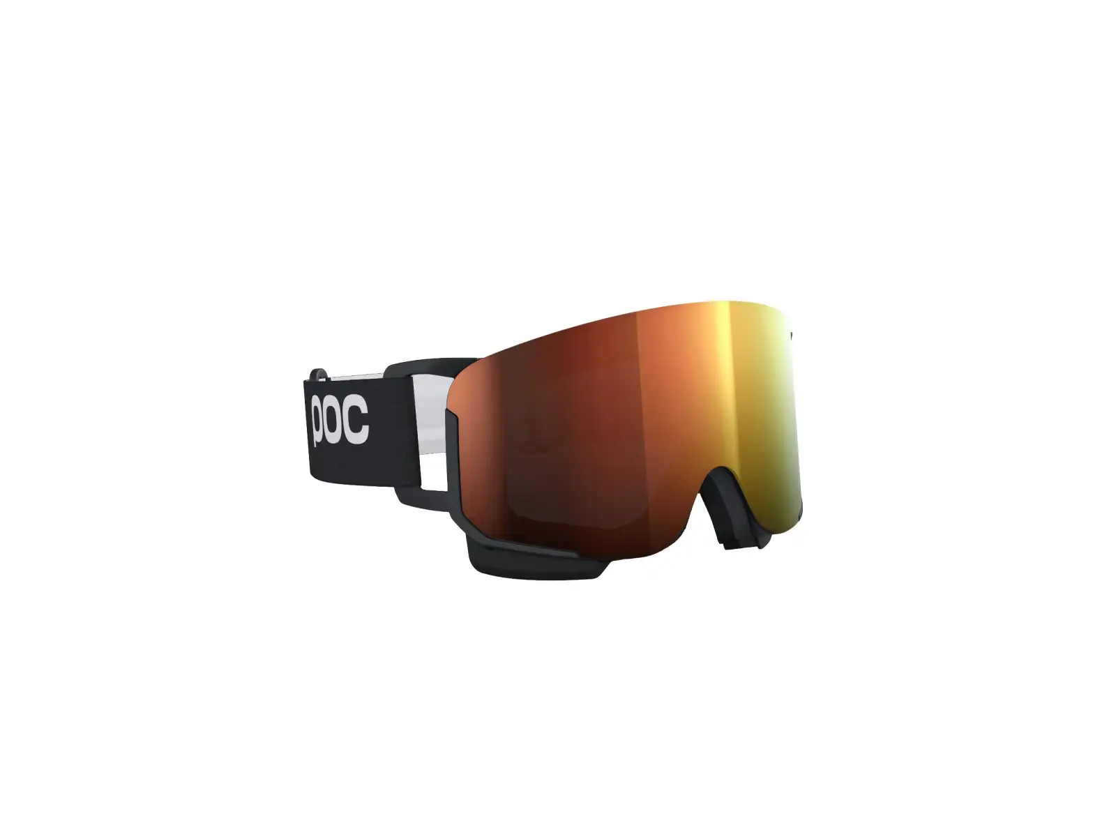 POC Nexal WF lyžiarske okuliare Uranium Black/Partly Sunny Orange