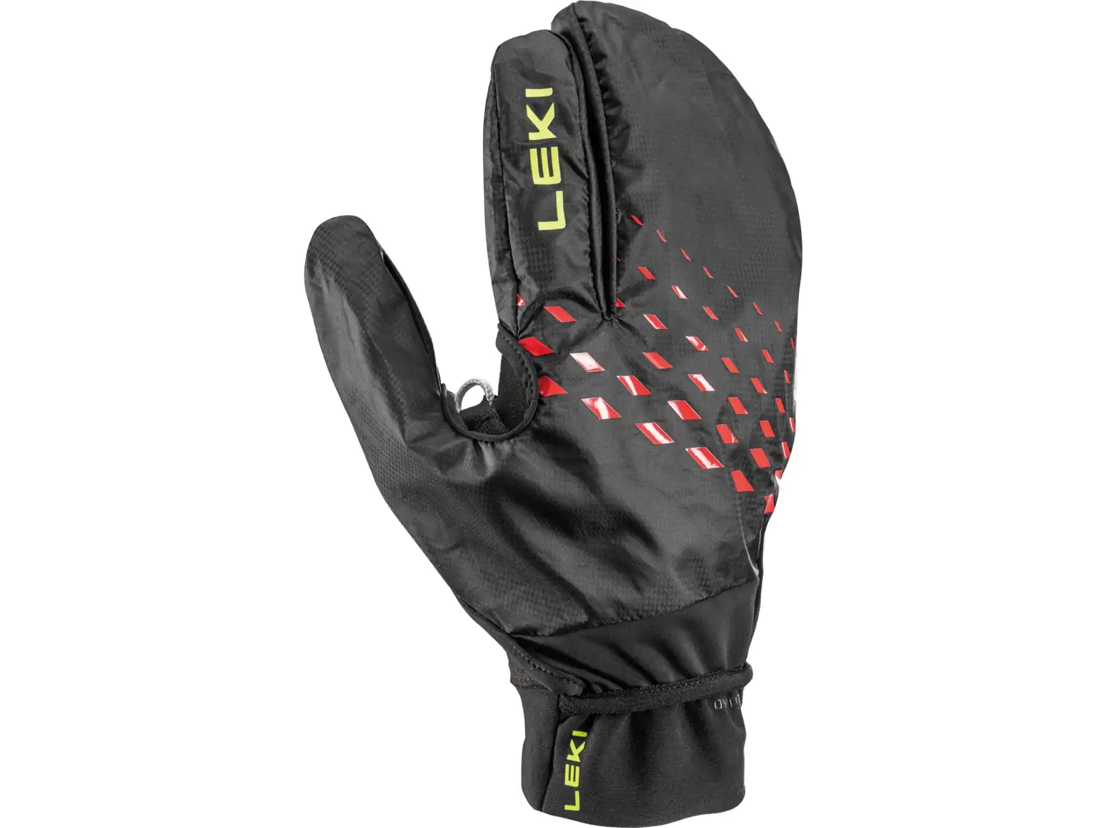 Leki Ultra Trail Storm Shark bežecké rukavice Black/Red/Neon Yellow