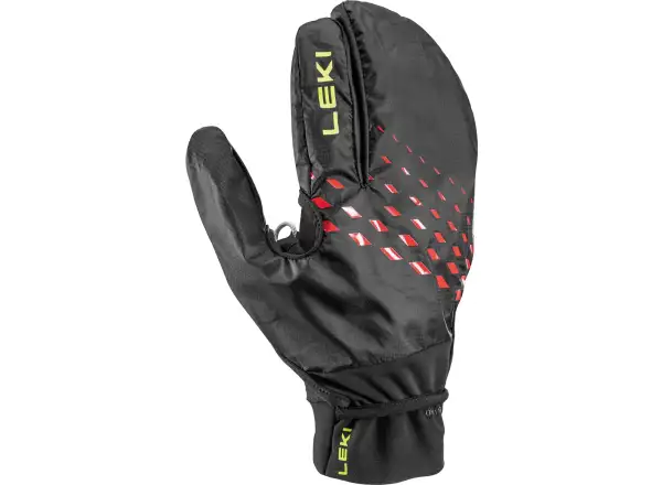 Leki Ultra Trail Storm Shark bežecké rukavice Black/Red/Neon Yellow