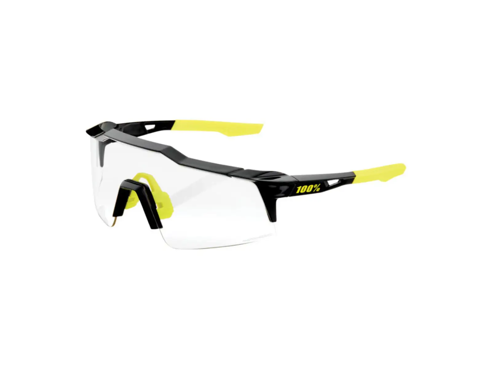 100% Speedcraft SL okuliare Gloss Black/Photochromic