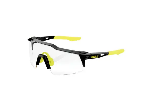 100% Speedcraft SL okuliare Gloss Black/Photochromic