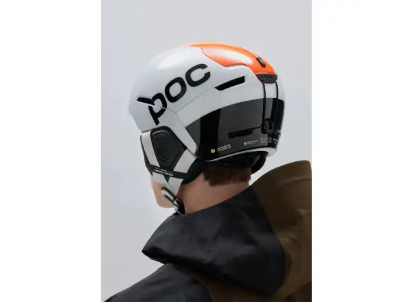POC Obex Connect lyžiarska prilba Hydrogen White/Fluorescent Orange AVIP
