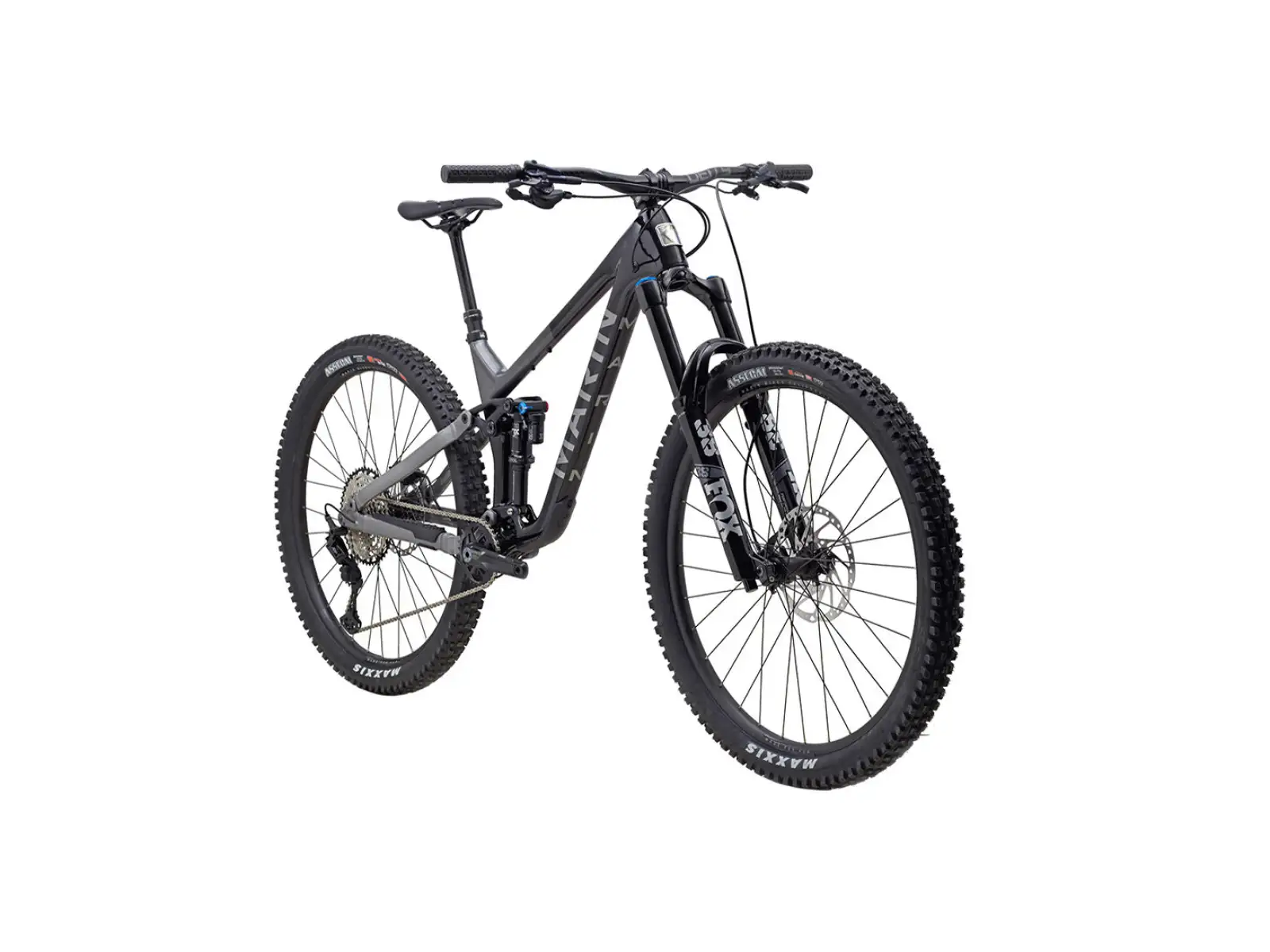 Horský bicykel Marin Alpine Trail Carbon 2 lesklá čierna/strieborná