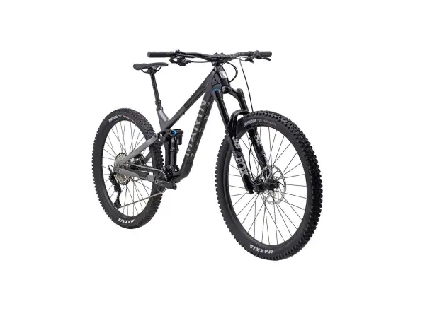 Horský bicykel Marin Alpine Trail Carbon 2 lesklá čierna/strieborná