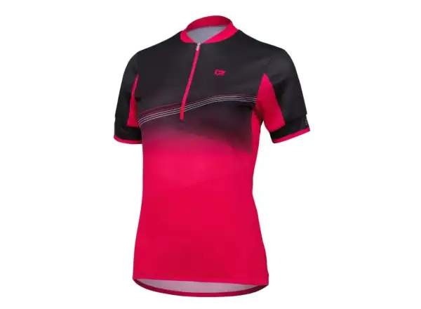 Etape Liv dámsky dres krátky rukáv ružová/čierna