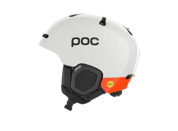 POC Fornix MIPS lyžiarska prilba Hydrogen White/Fluorescent Orange
