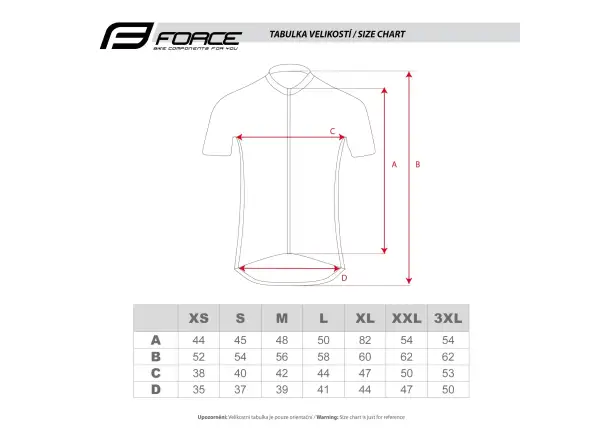 Force Life Lady dámsky dres krátky rukáv čierna/modrá/oranžová