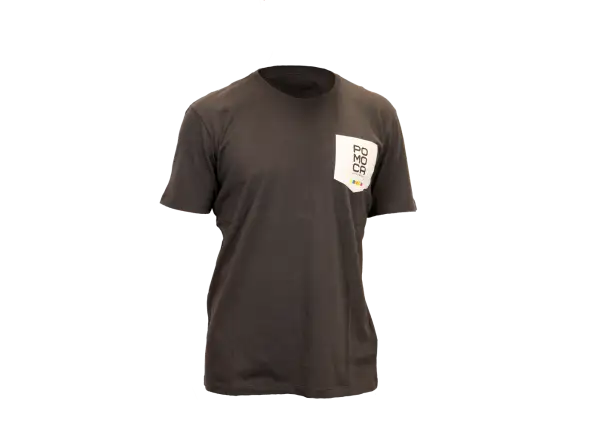 Pomoca pánske tričko krátky rukáv Black
