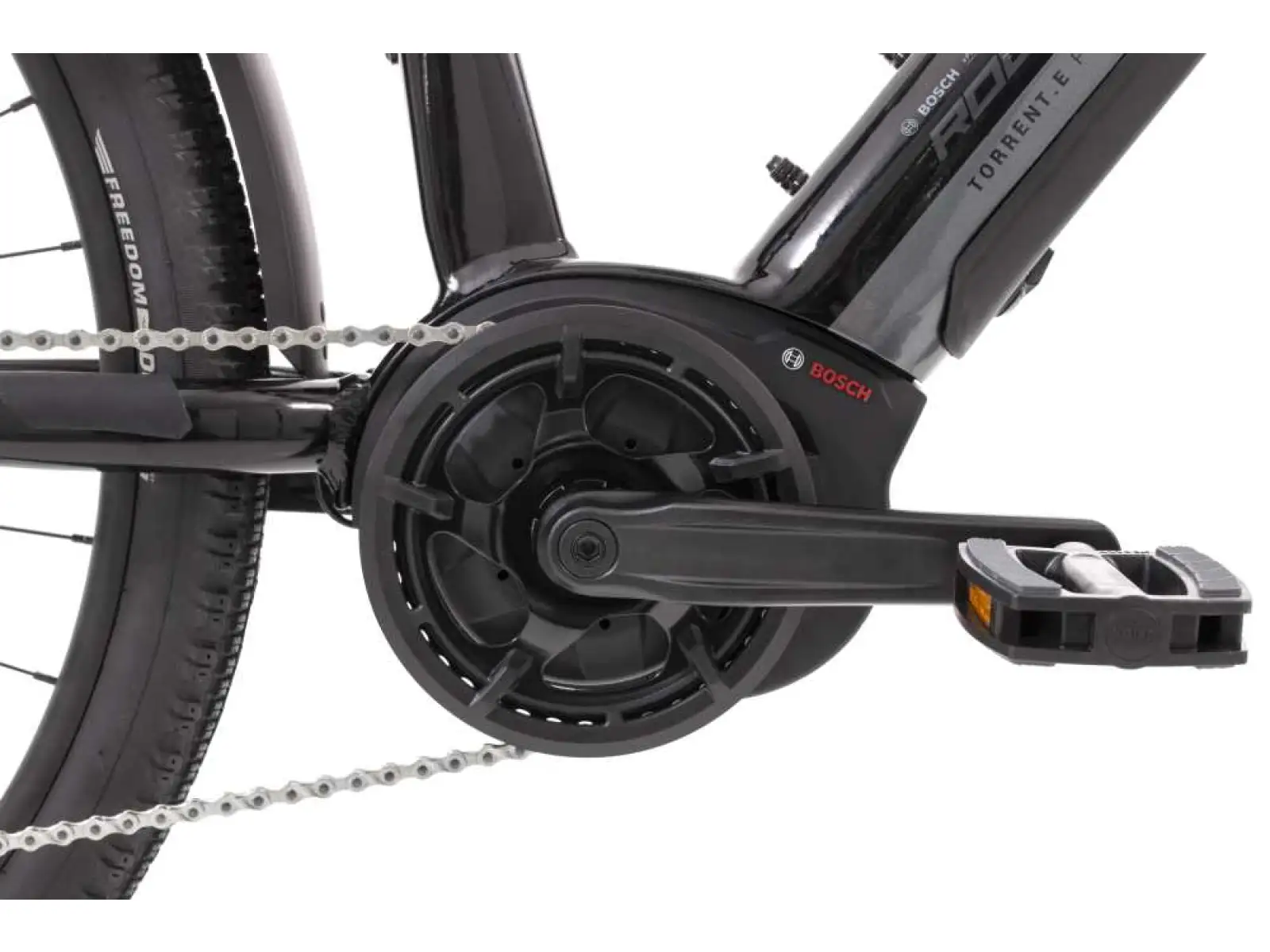 Rock Machine Torrent e50-29 B trekingové elektrokolo Touring/Gloss Black/Grey