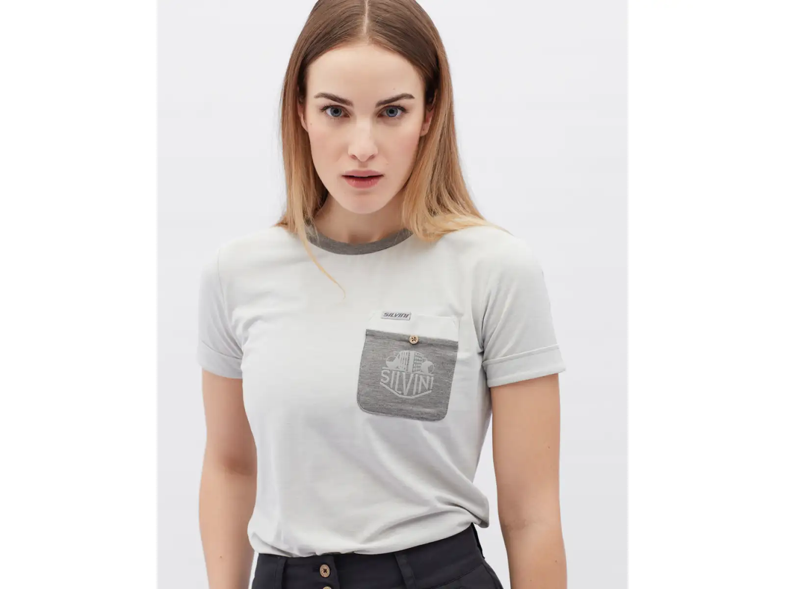 Silvini Calvisia dámske tričko s krátkym rukávom Cloud/Grey