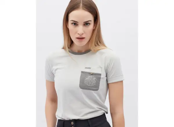 Silvini Calvisia dámske tričko s krátkym rukávom Cloud/Grey
