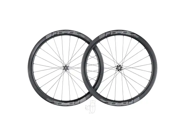 Force Team SP Karbon Disc 45 cestné vypletené kolesá