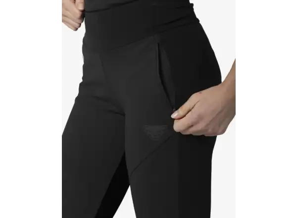 Dynafit Alpine Softshell Hybrid dámske bežecké nohavice Black Out