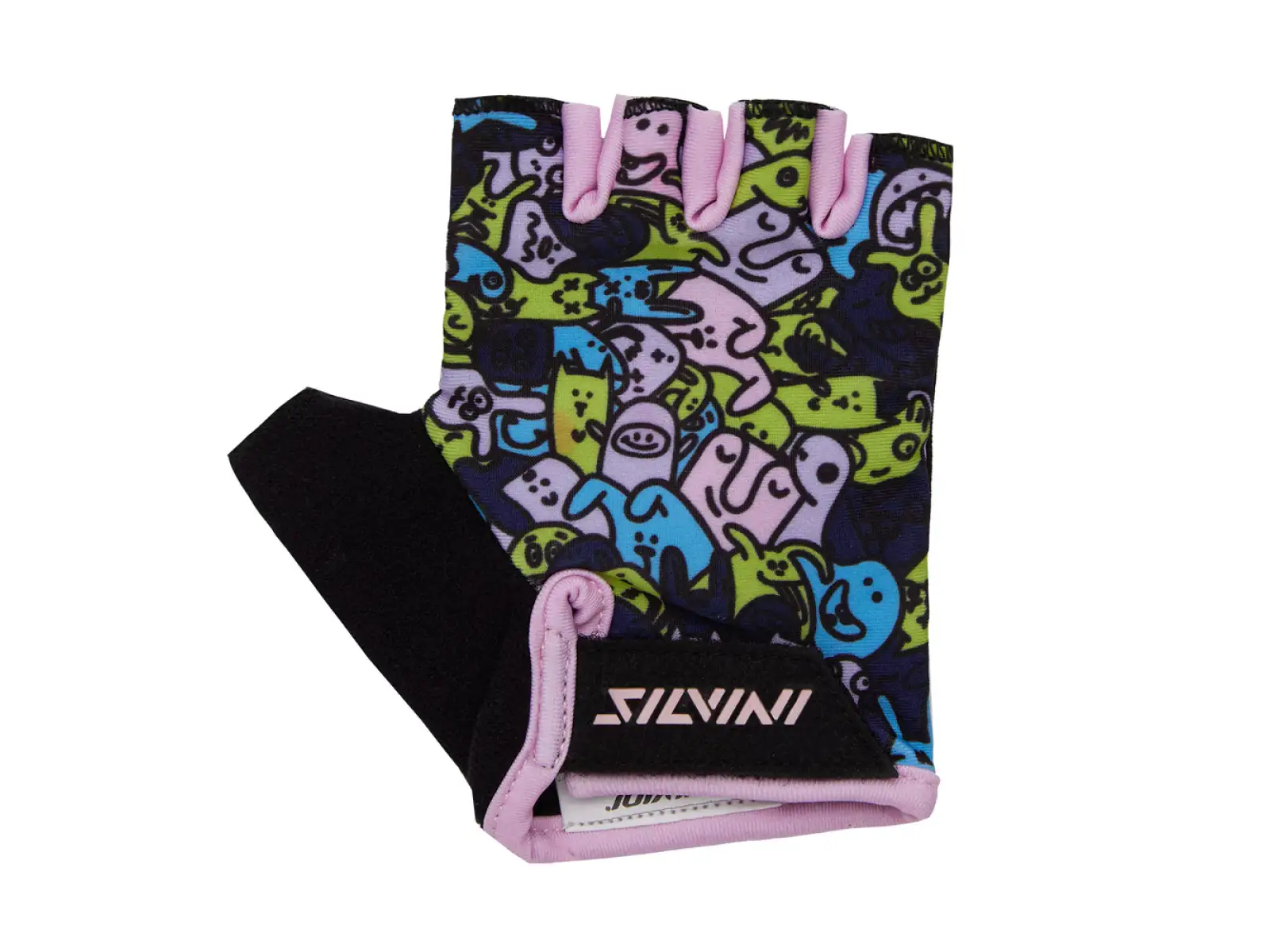Silvini Locri detské rukavice Navy/Blush