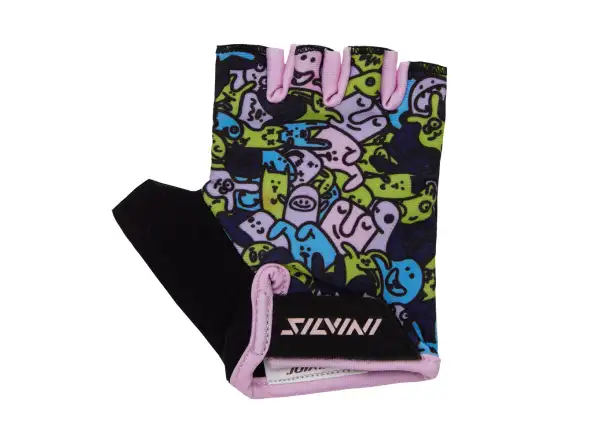 Silvini Locri detské rukavice Navy/Blush