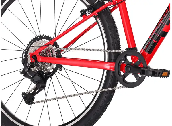 Rock Machine RIFF JR 27 detský bicykel Gloss Fire Red