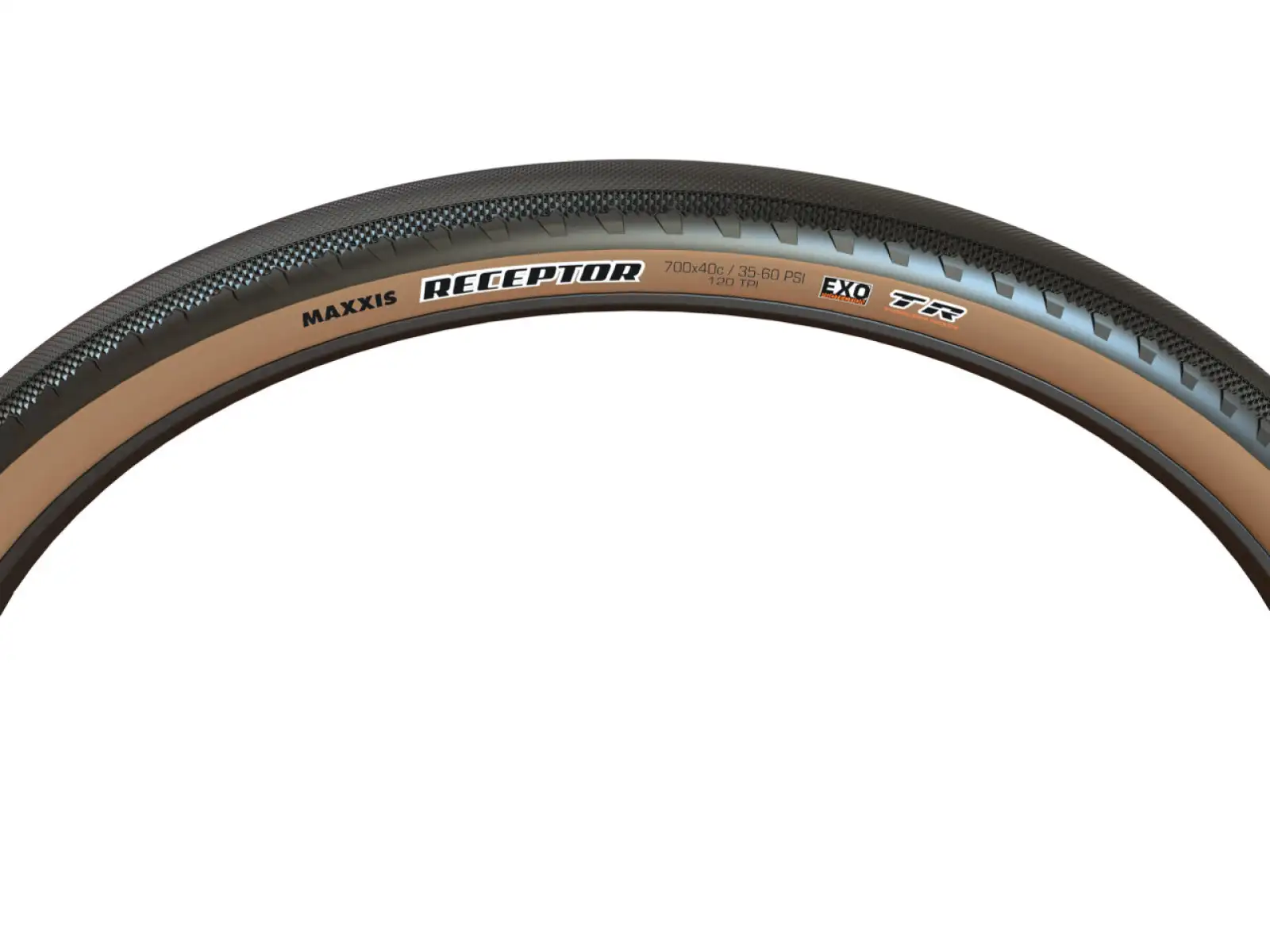 Maxxis Receptor Hypr-X/EXO/TR/Tanwall 700x40" gravel plášť kevlarový