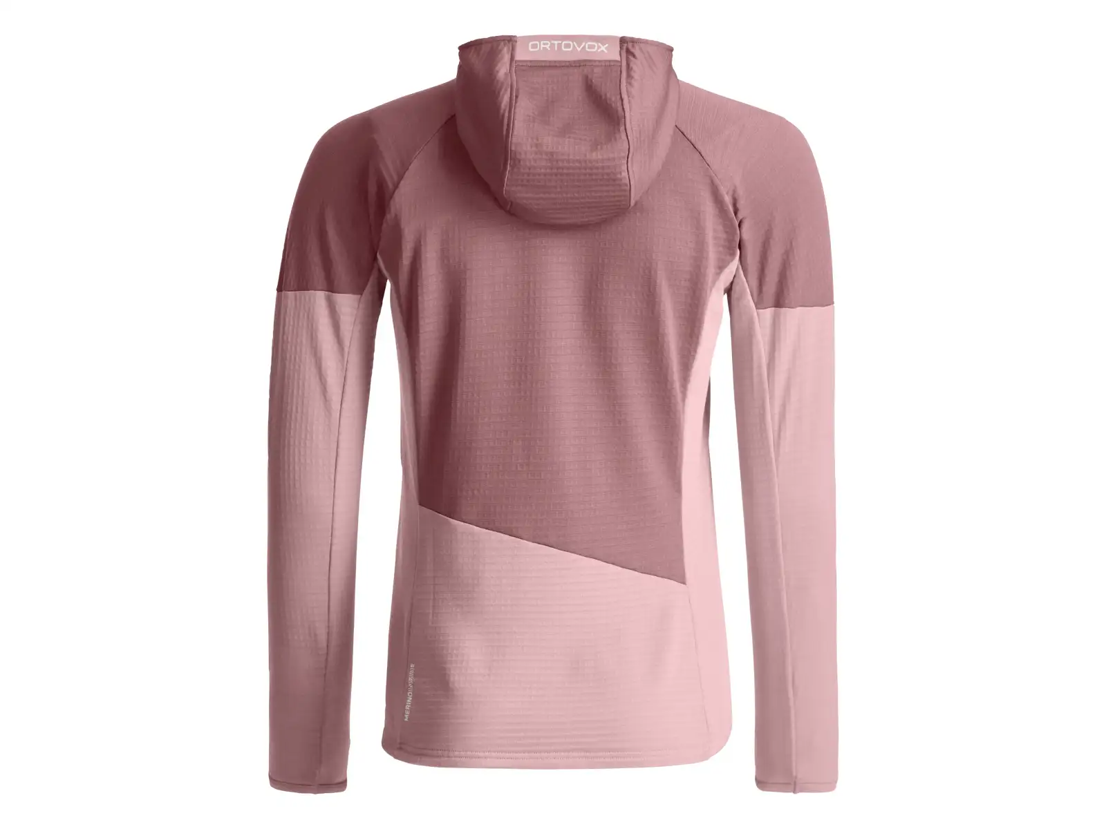 Ortovox Fleece Light Grid Hoody dámska mikina Dawn Rose