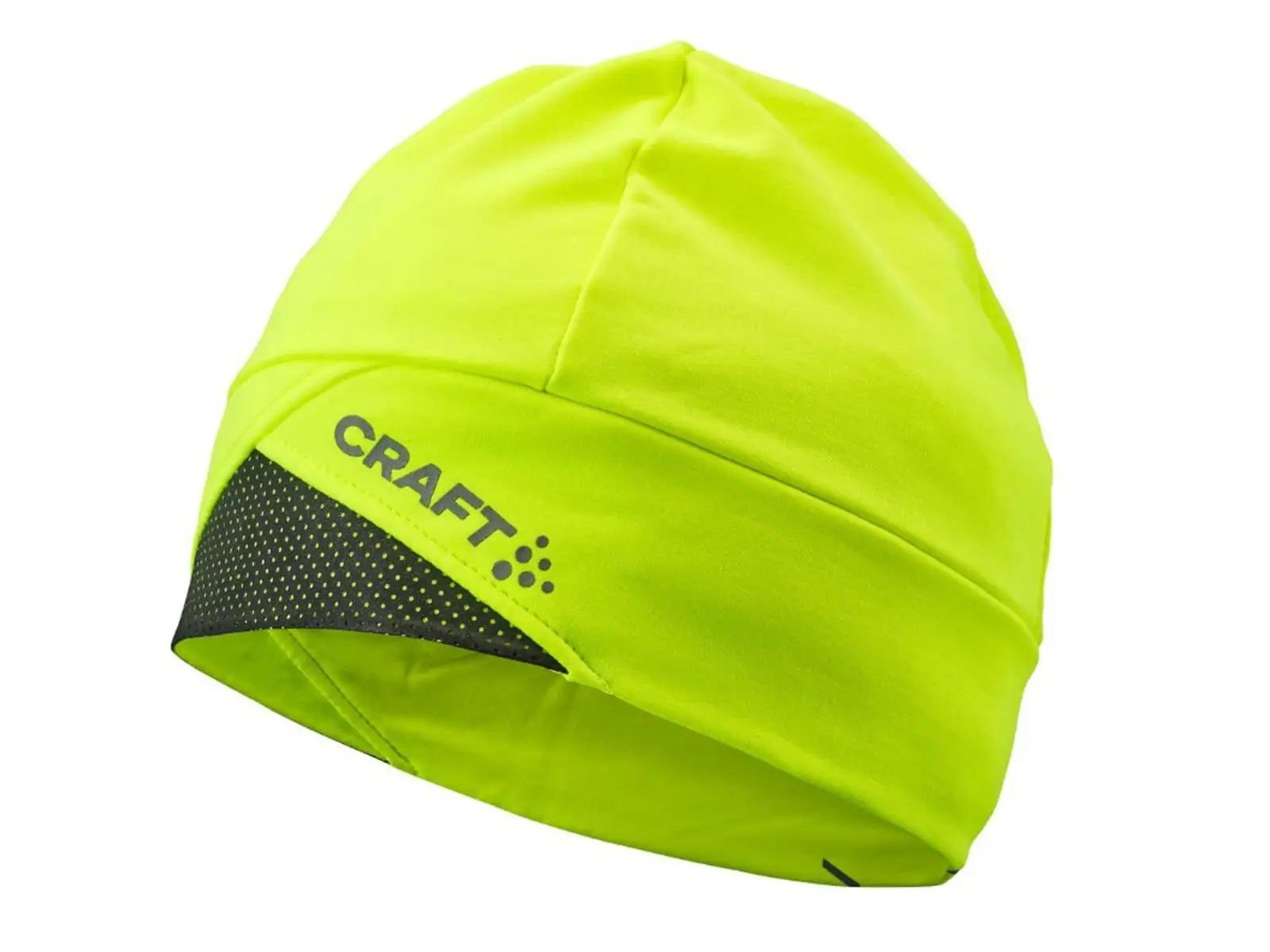 Craft ADV Lumen Fleece bežecká čiapka žltá