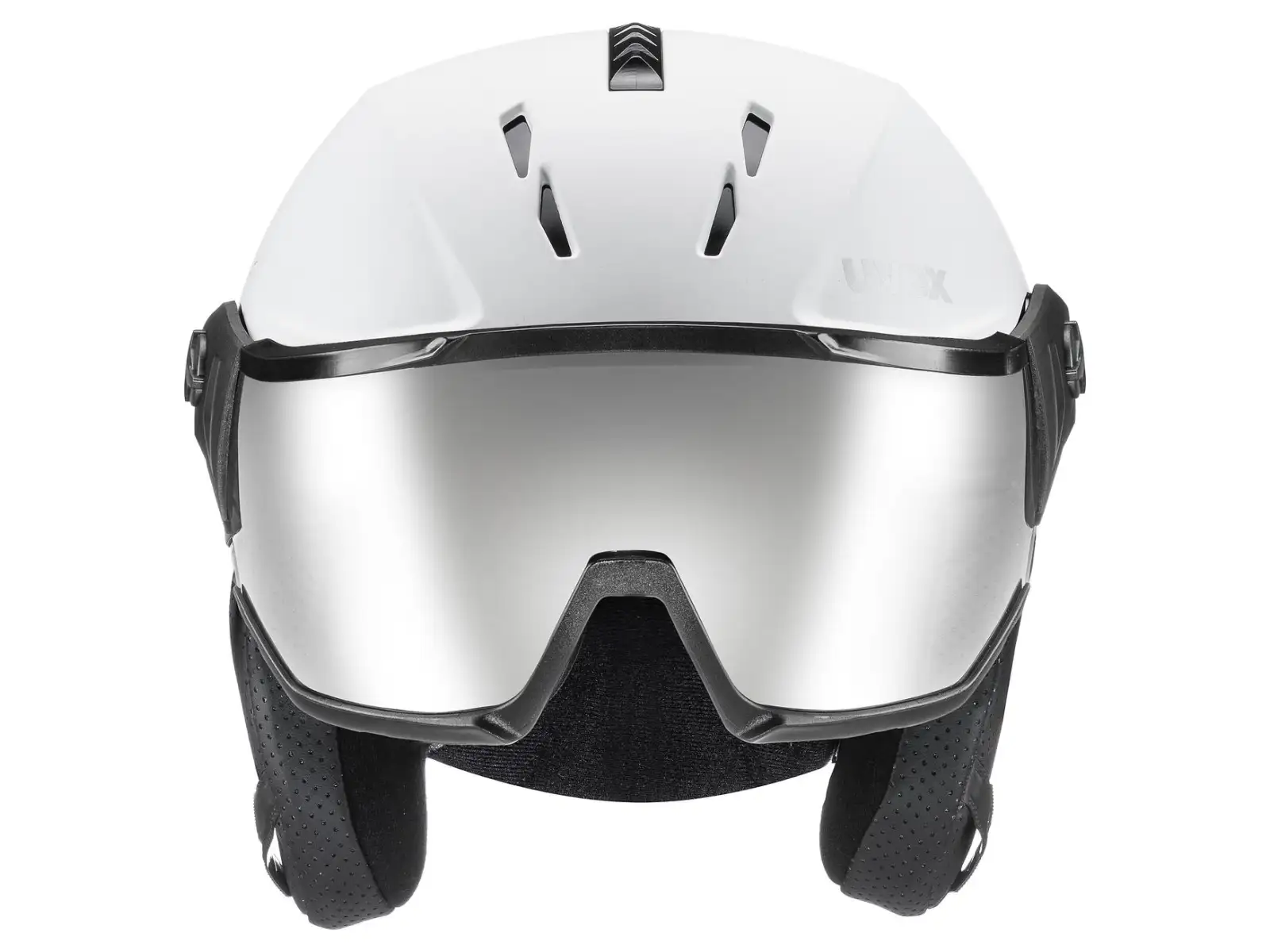 Uvex Instinct Visor lyžiarska helma white/black matt