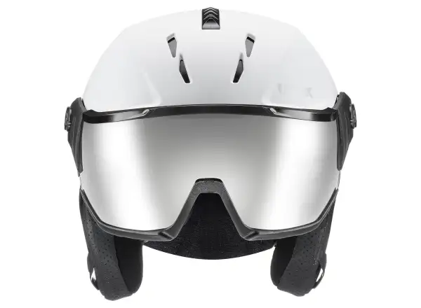 Uvex Instinct Visor lyžiarska helma white/black matt