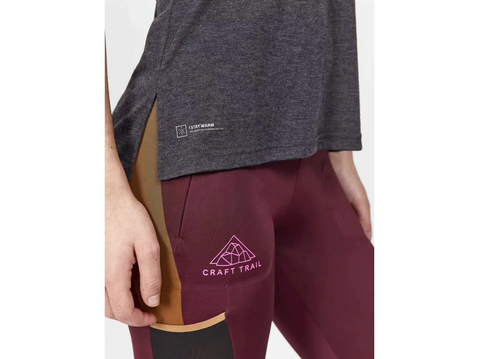 Craft ADV Trail Wool dámska tričko s krátkym rukávom čierna.