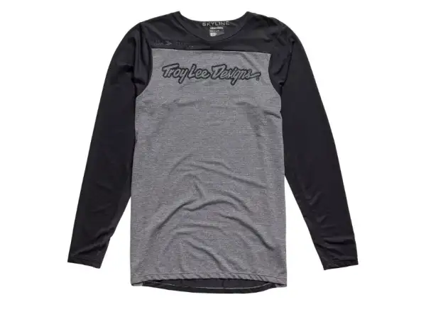 Troy Lee Designs Skyline Signature dres s dlhým rukávom Heather Black