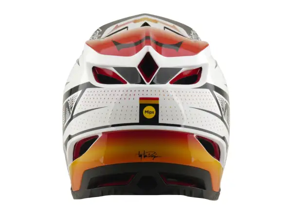 Troy Lee Designs D4 Composite MIPS prilba Lined up White