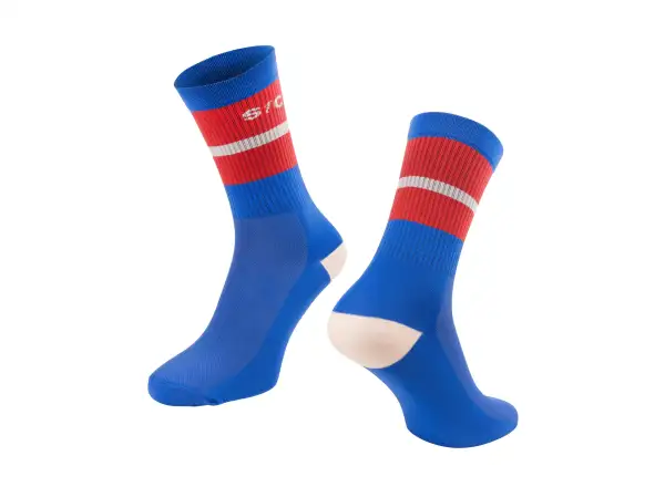 Force Stripe dlhé ponožky modrá