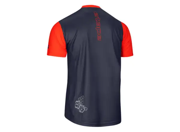 Etape Dirt pánsky dres krátky rukáv Modrá/Oranžová