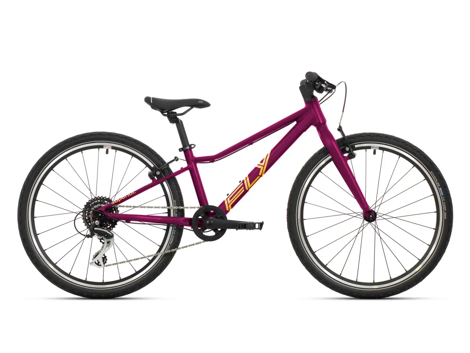 Superior F.L.Y. 24 VB Matte Purple detský bicykel