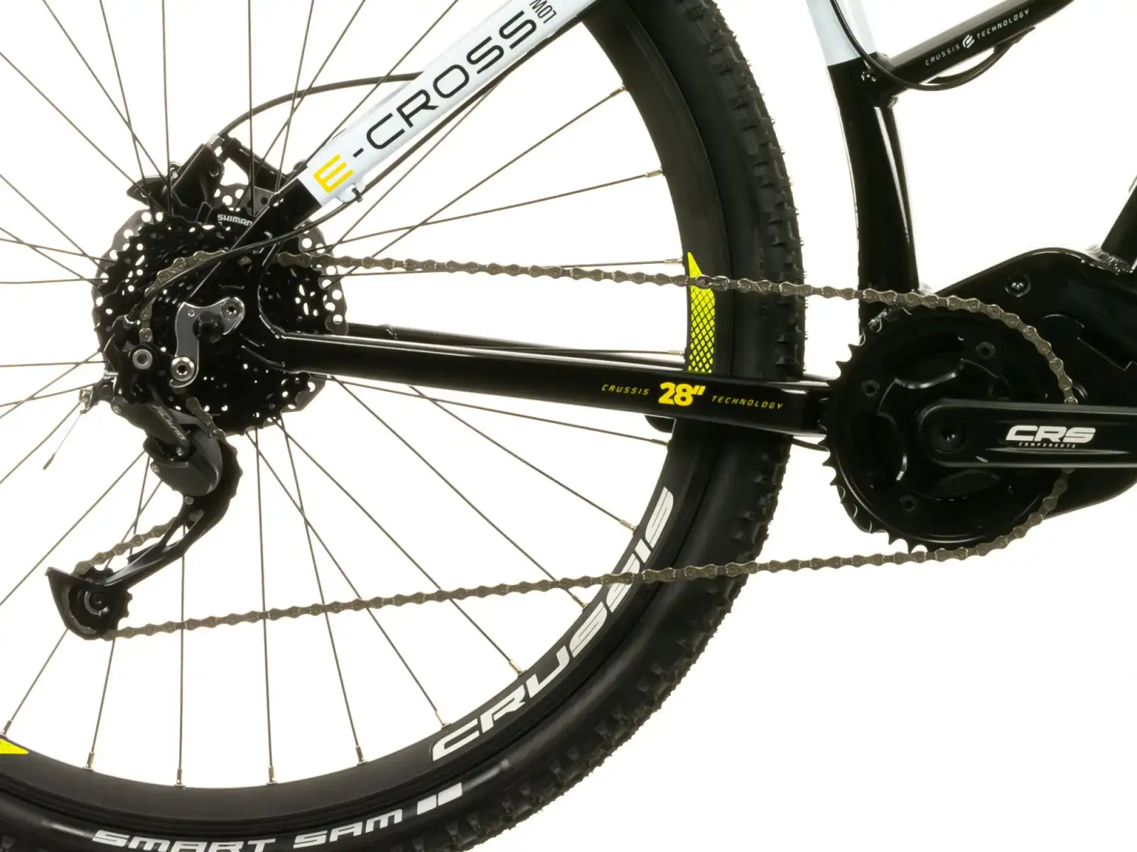Crussis e-Cross low 7.9 (522 Wh) krosový nízkonástupový elektrobicykel