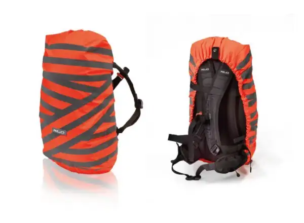 XLC pláštenka na batoh 25 l oranžová/strieborná