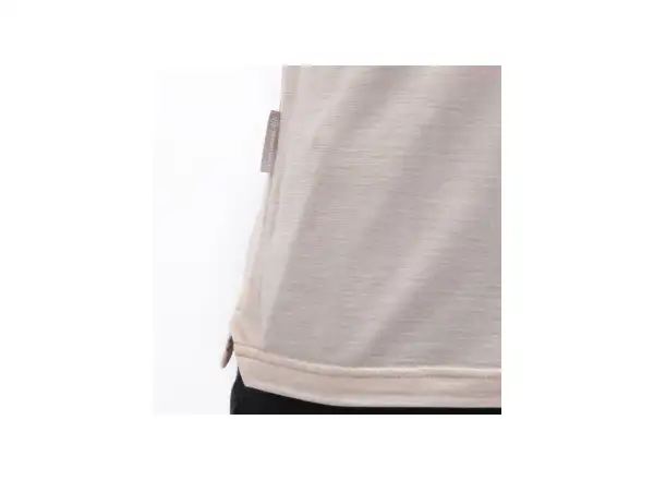 Sensor Merino Lite pánske tričko krátky rukáv Mottled Beige