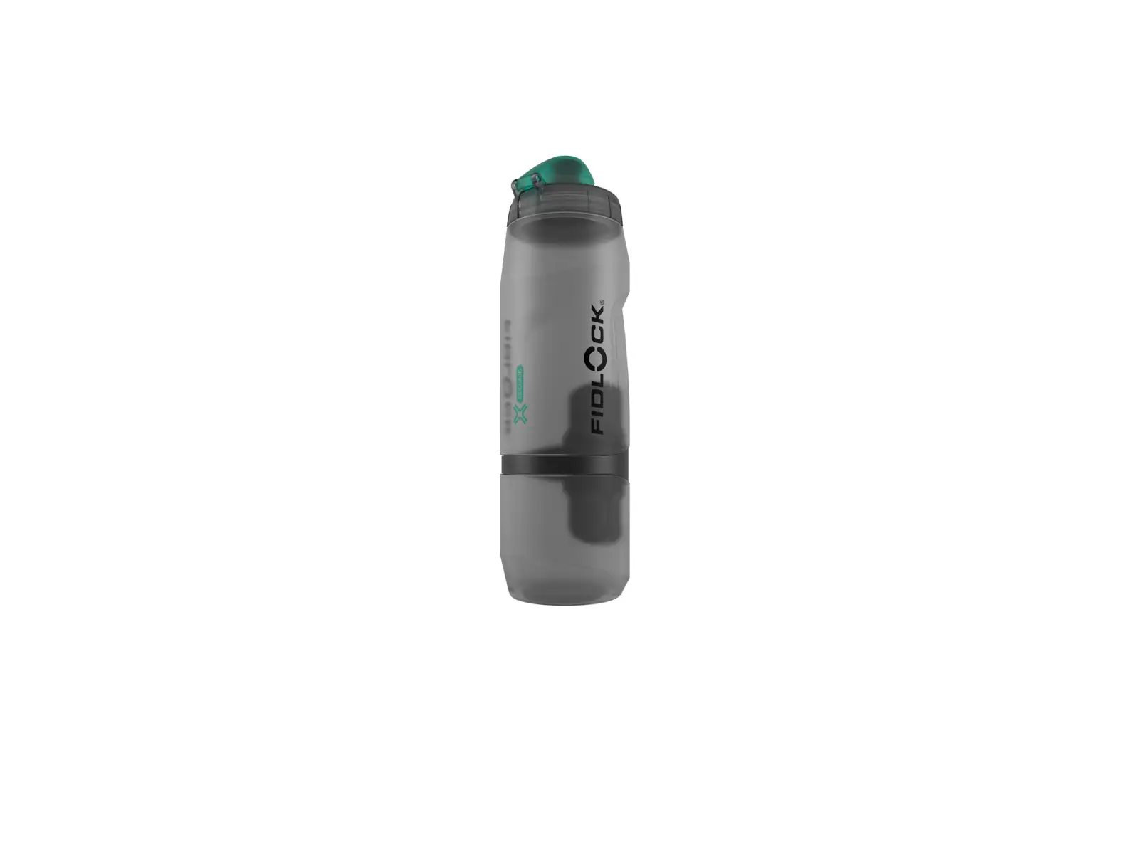 Fidlock Twist set antibakteriálna fľaša Smoke 800 ml + základňa na rám