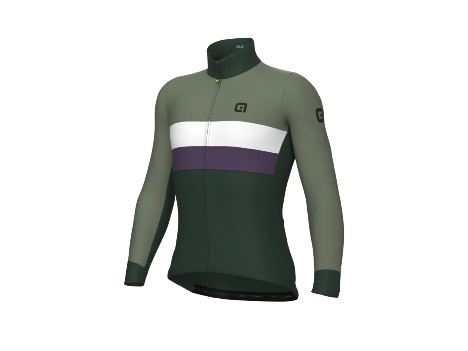 Alé Chaos Off Road pánsky zateplený cyklistický dres Scotland Green