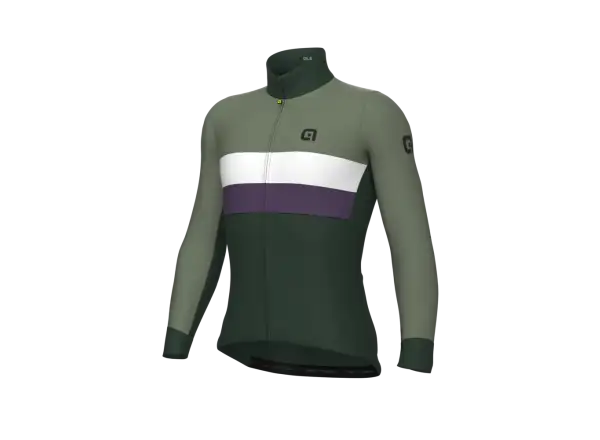 Alé Chaos Off Road pánsky zateplený cyklistický dres Scotland Green
