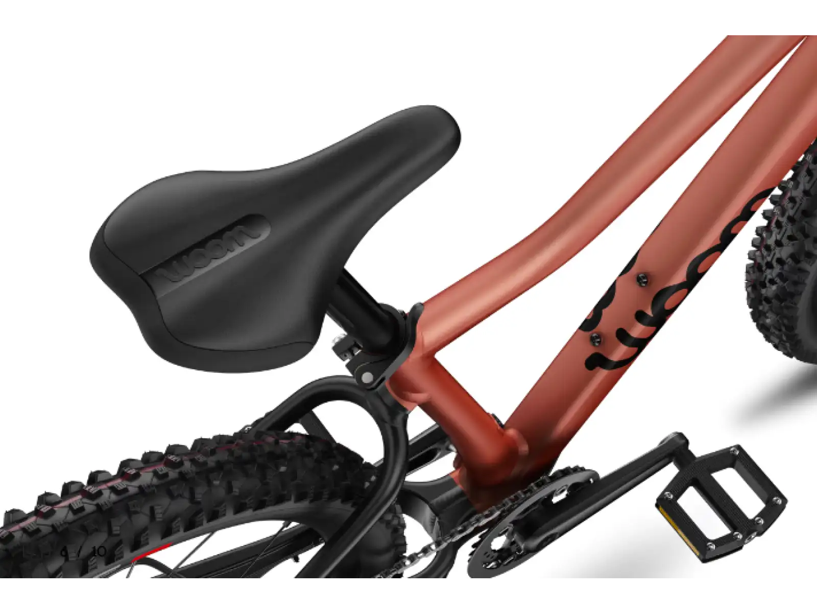 Woom 5 OFF detský bicykel 24" Copper