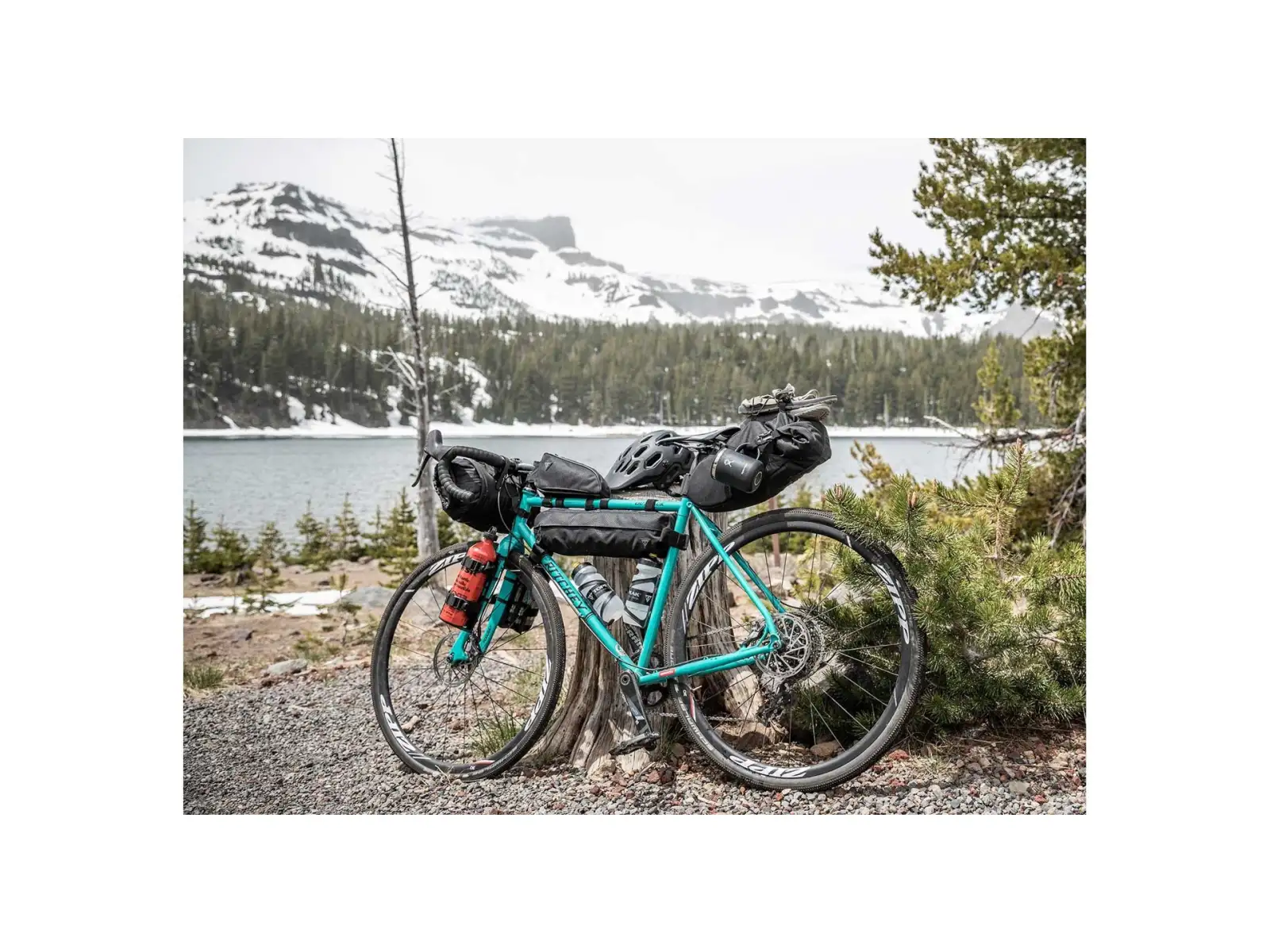 Topeak bikepacking MidLoader brašňa na rám 6 l zelená